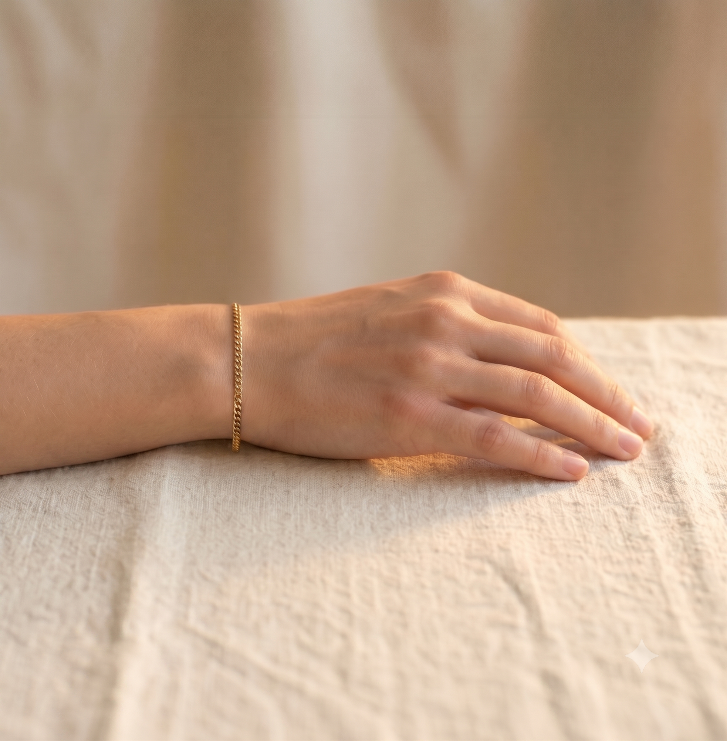Pulsera Cubana · Acero Inoxidable Waterproof