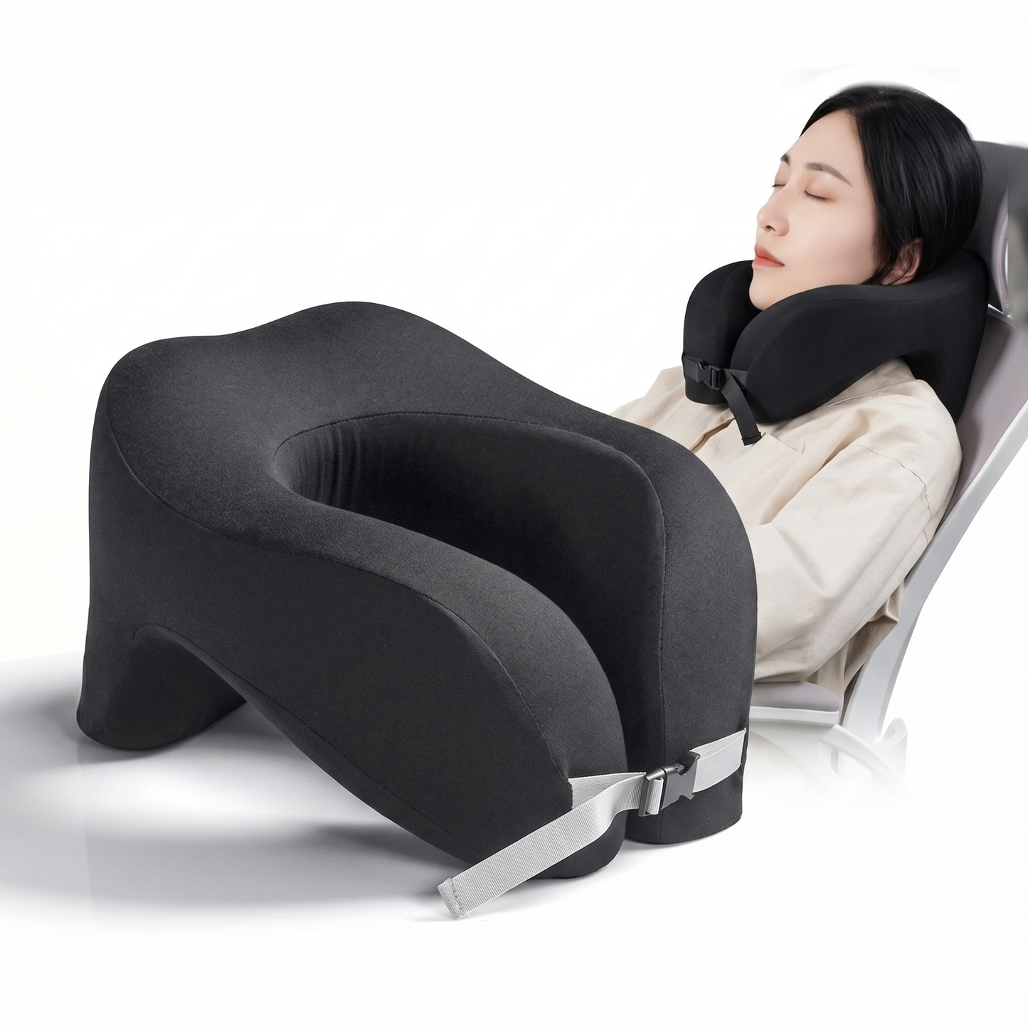 Almohada Cervical Ergonómica Premium – Soporte de Descanso Multifuncional